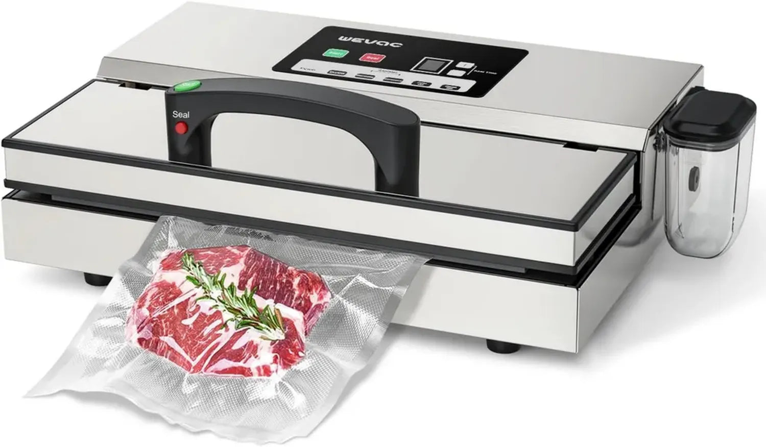 Wevac Soudeuse Sous Vide Pro, Aspiration 16L/min, Soudures 30cm, Épaisseur Réglable