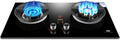 Plaque de cuisson à gaz 2 feux avec minuterie et sécurité pour la maison