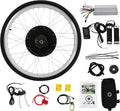Ensemble de conversion de vélo électrique 26 pouces, moteur 48V 1000W avec écran LCD, 7 vitesses, fourche 135 mm