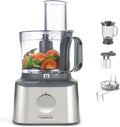 Kenwood Multipro Compact FDM315SS Robot Culinaire, 2,1L, Balance Intégrée, Lames en Acier Inoxydable, Accessoires Multiples, 800W, Argent