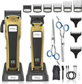 Tondeuse Professionnelle pour Hommes, Moteur Sans Balais à Couple Élevé & Lame Amovible DLC, Tondeuse Sans Fil avec Base de Charge, Coffret Cadeau de Soins Capillaires pour Hommes