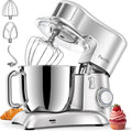 Robot Pâtissier Facelle 1300W, Bol 6,5L Inox, 10 Vitesses, Mixeur Multifonction