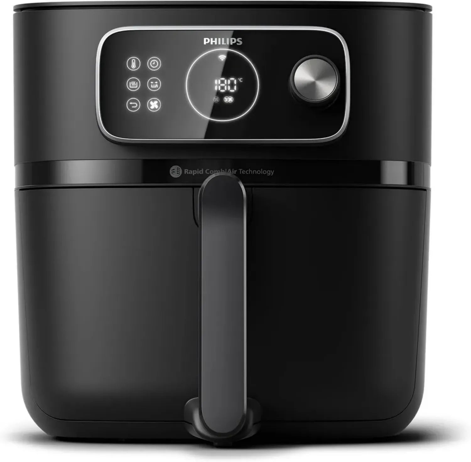 Friteuse à Air Philips Série 7000 - 8.3L, 22 Fonctions, Connectée, RapidAir, Réduction des Graisses jusqu'à 90%, Application HomeID, Noir