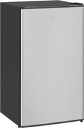 Réfrigérateur Congélateur Compact HOMCOM 91L, Design Épuré Noir, Portes Réversibles, Étagères Ajustables, Compartiment Congélateur