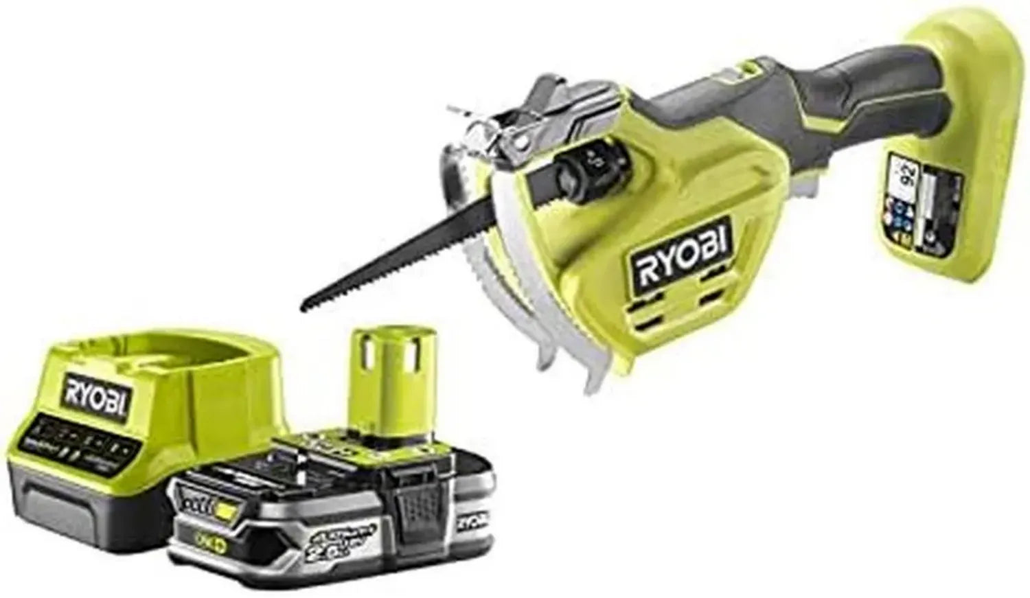 RYOBI Sécateur Électrique 18V One+ avec Batterie 2.5Ah et Chargeur Rapide