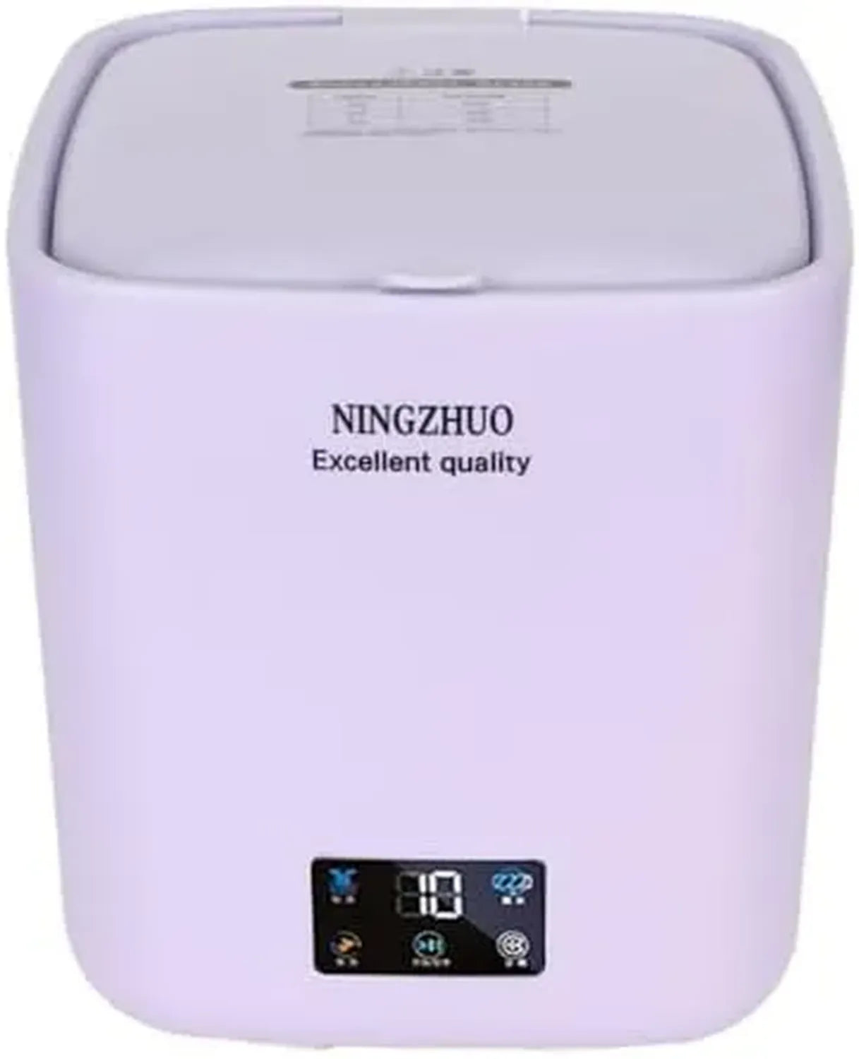 Mini Machine à Laver Portable 7L, Idéale pour Appartements et Voyages, Couleur Violette
