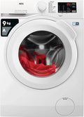 Lave-linge frontal AEG Série 6000, 9kg, ProSense® & GentleCare, classe A, blanc