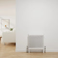 Radiateur en fonte NRG blanc, 4 colonnes, pour chauffage central, 600 x 605 mm