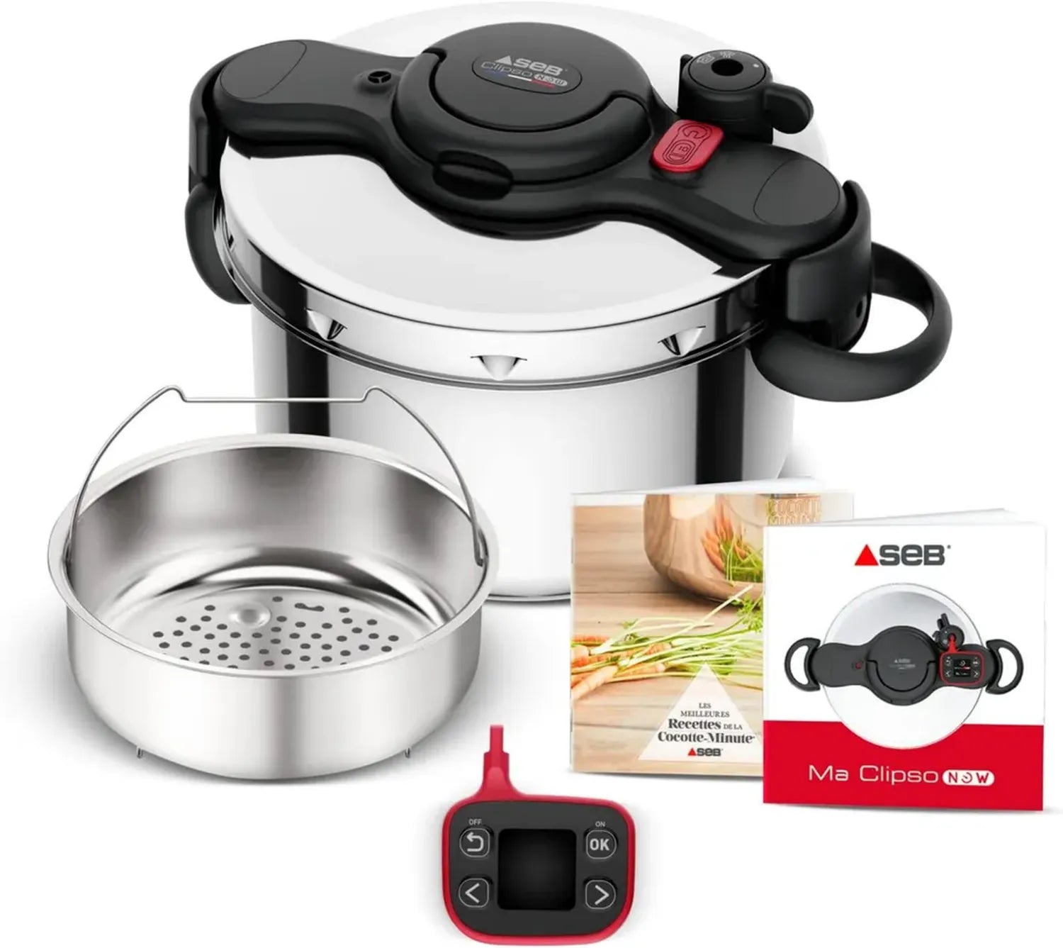 Autocuiseur SEB Clipso avec Minuteur Intelligent 7,5 L, Made in France