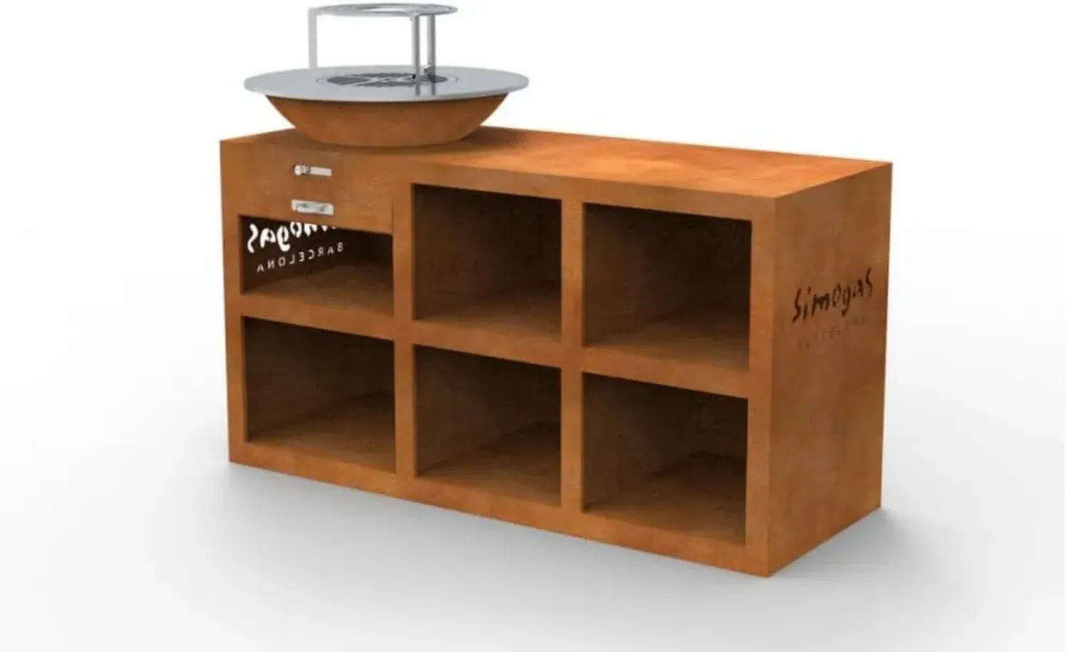 Simogas - Brasero en Corten Jupiter L 60cm