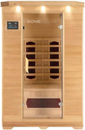 Cabine Infrarouge Deluxe pour 2 Personnes - Émetteurs Céramiques - Bois Hemlock