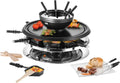Appareil Raclette et Fondue 4 en 1 UNOLD 1300W, Jusqu'à 8 Convives, Multiples Options de Cuisson