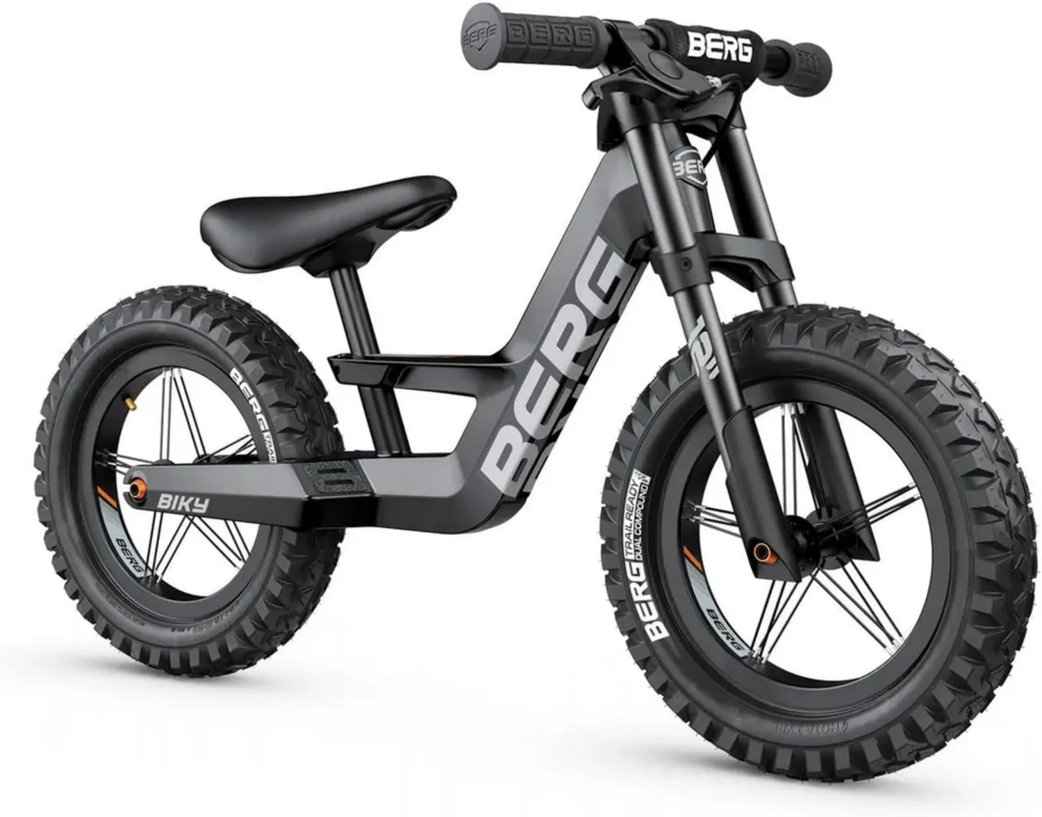 Berg Biky Cross Draisienne Enfant 2+ Ans, Roues 30 cm, Frein Manuel, Design Léger et Sécurisé, Réglable