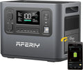 Générateur Électrique Portable 2400W AFERIY, Batterie Nomade 2048Wh, Charge Rapide en 1,5H, Alimentation de Secours pour Camping-car, Maison, Bureau, Garantie 7 Ans