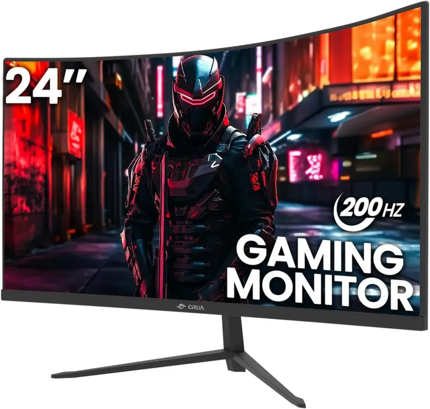 Écran de Jeu Incurvé 24'' 200Hz FHD, AMD FreeSync, Sans Cadre