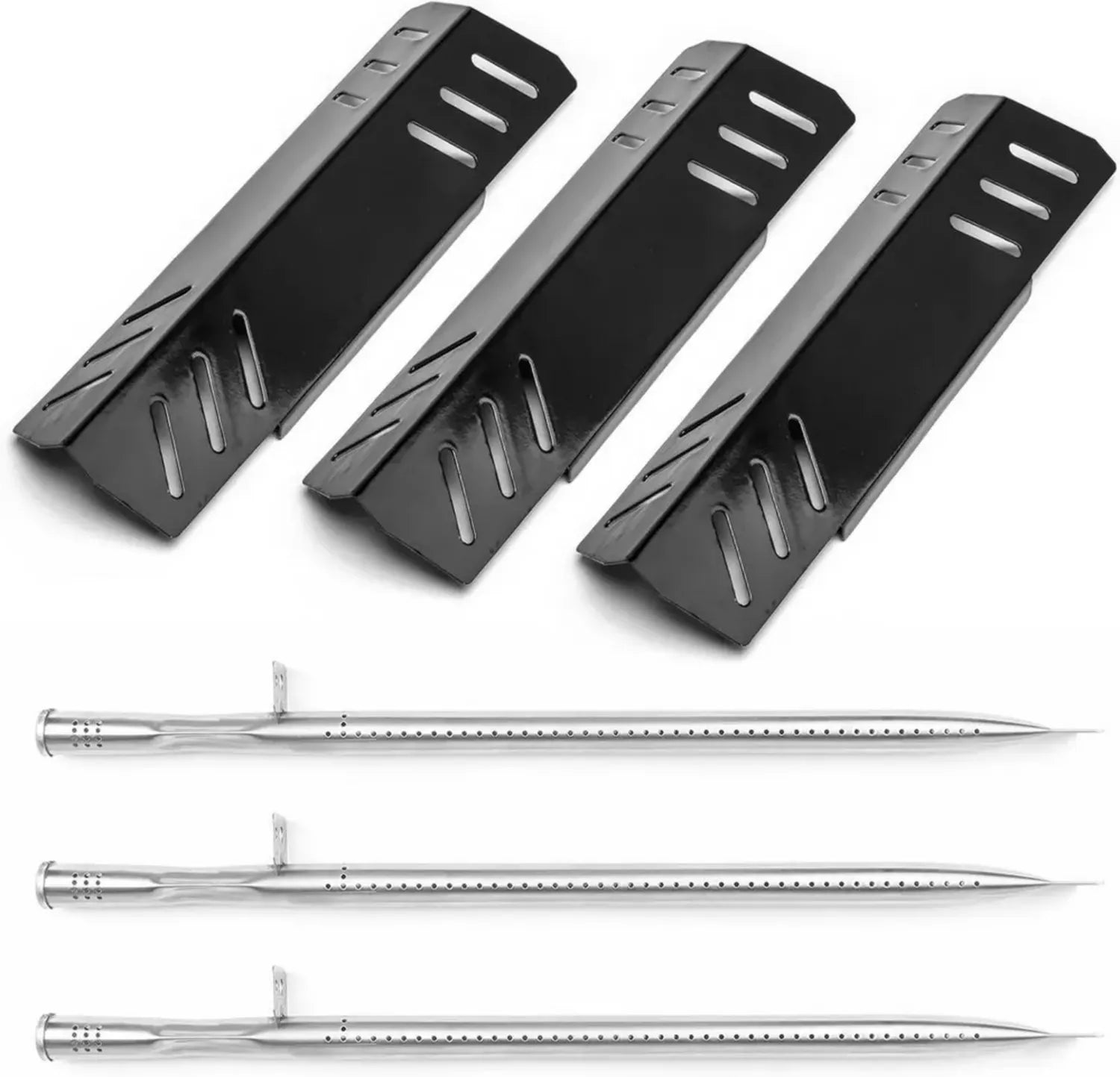 Pièces de Rechange pour Barbecue Pit Boss 4-en-1, Brûleur Inox et Plaque en Acier Émaillé