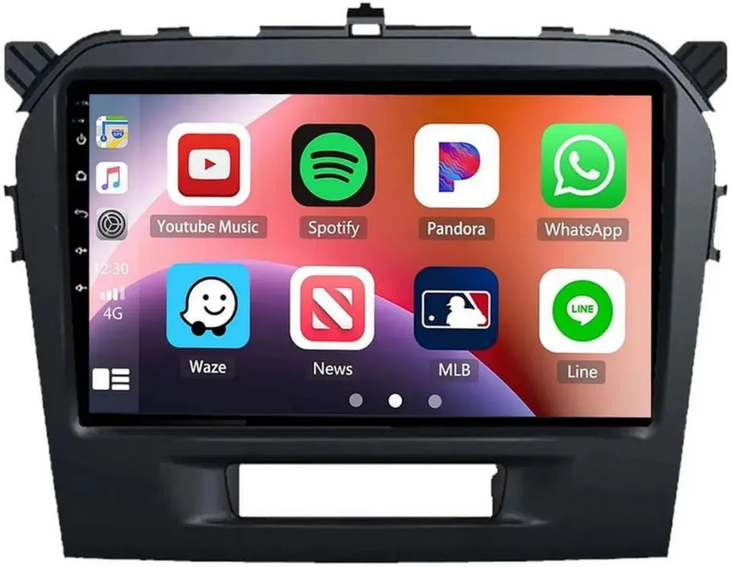 Système Multimédia Tactile pour Suzuki Vitara 2014-2018, Bluetooth, WiFi, Radio FM, USB, Navigation GPS, 4 Cœurs 2G+32G