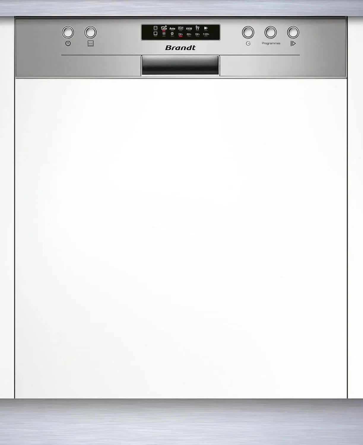 Lave-vaisselle intégrable 60 cm avec finition inox