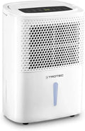 Déshumidificateur Électrique Portable 10L/J Trotec TTK 26 E pour Pièces jusqu'à 15 m², Idéal Caves, Chambres et Salles de Bain
