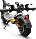 Trottinette Électrique pour Adulte avec Système Antivol, Pneus 9,5 à 10,5 Pouces, Batterie Longue Durée, Freins à Disque et Électroniques, Autonomie Maximale de 80 km