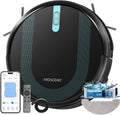 Proscenic 850T Robot Aspirateur Laveur 3000Pa avec Commande Vocale et APP, 120 min d'Autonomie, Silencieux et Ultra-Mince, Idéal pour Tapis et Sols Durs