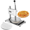 Presse à pâtes manuelle VEVOR en acier inoxydable avec poignées, 24 cm, idéale pour pizzas et chapatis, inclut 100 papiers cuisson