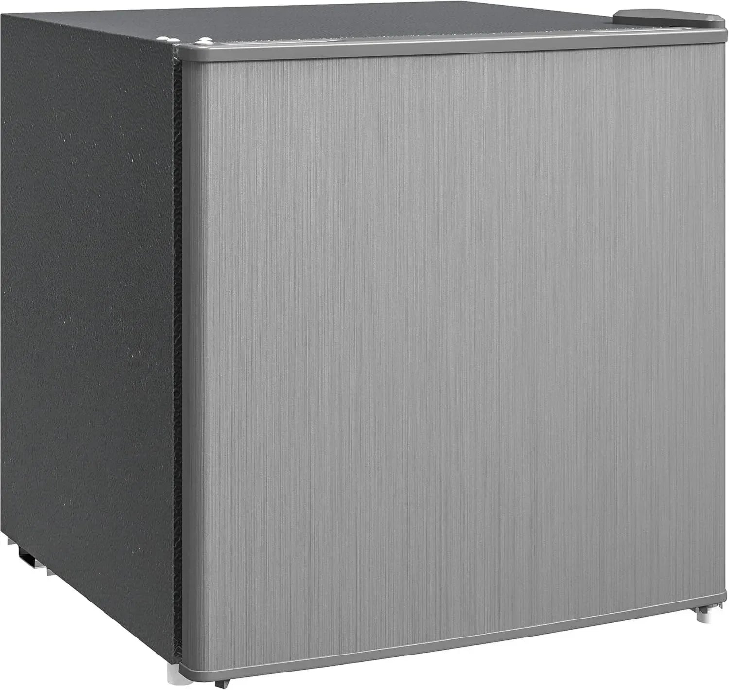 Congélateur Compact HOMCOM 35L - Température Réglable - Porte Réversible - Étagère Amovible - Classe Énergétique E - Gris