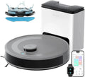 Robot Aspirateur Lefant M2S Plus avec Station de Vidange Automatique, 10000Pa, Évitement d'Obstacles, 240min, Compatible Alexa et App, Parfait pour Poils d'Animaux, Tapis et Sols Durs