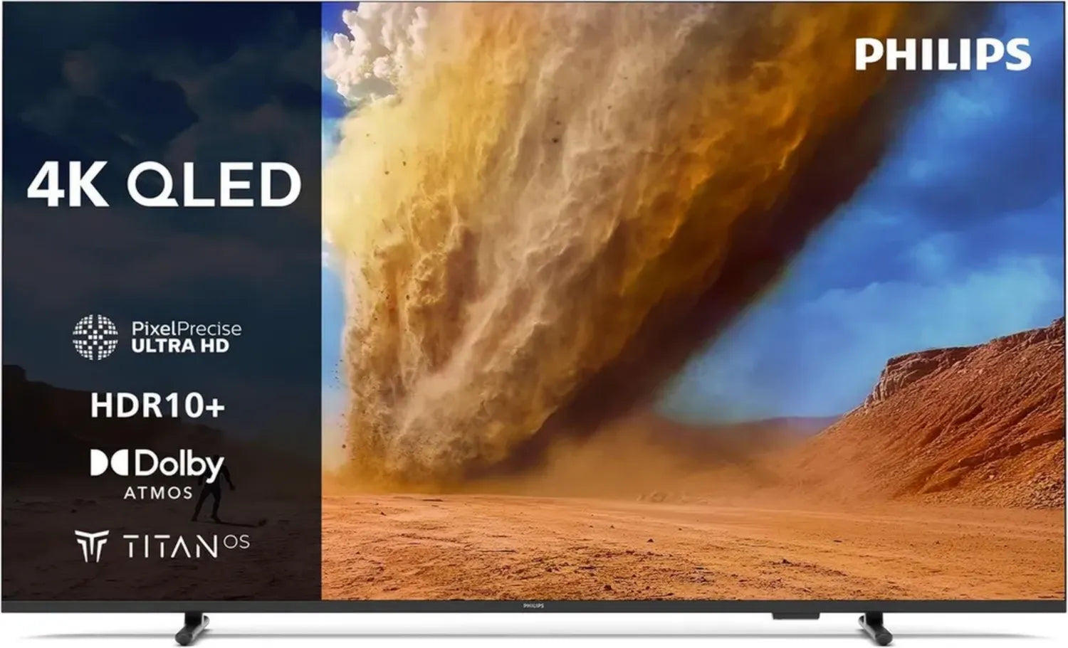 Téléviseur Philips 43PUS7800 4K QLED 43' avec Dolby Atmos, Titan OS et Assistant Vocal
