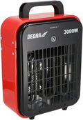 Chauffage Industriel DEDRA 3000W - Aérotherme Électrique Inclinable avec Thermostat pour Atelier et Garage