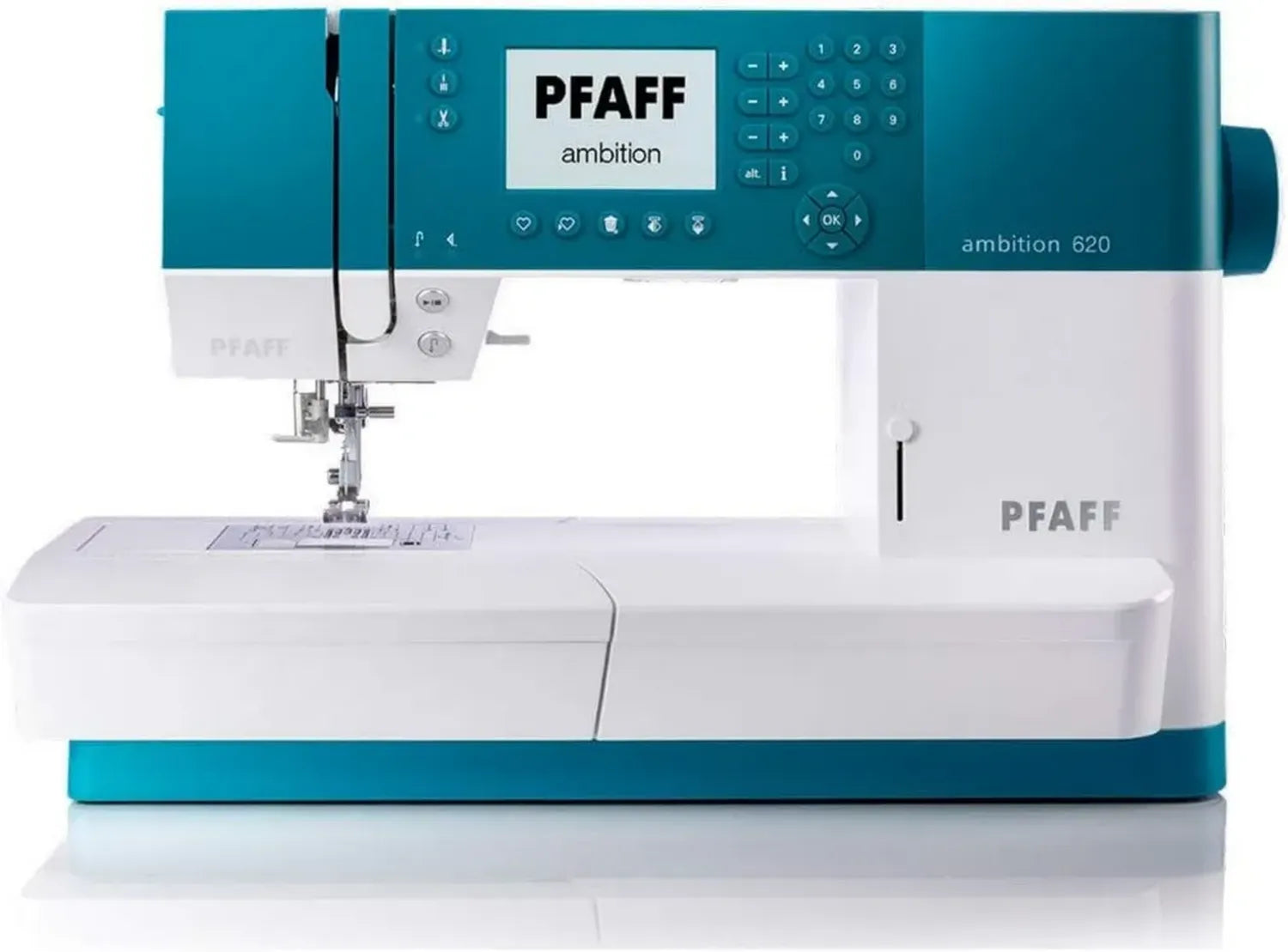 Machine à coudre Pfaff Ambition 620 avec accessoires inclus