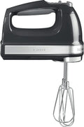 Batteur électrique 9 vitesses KitchenAid avec écran LED et accessoires multiples - 85 W - Noir