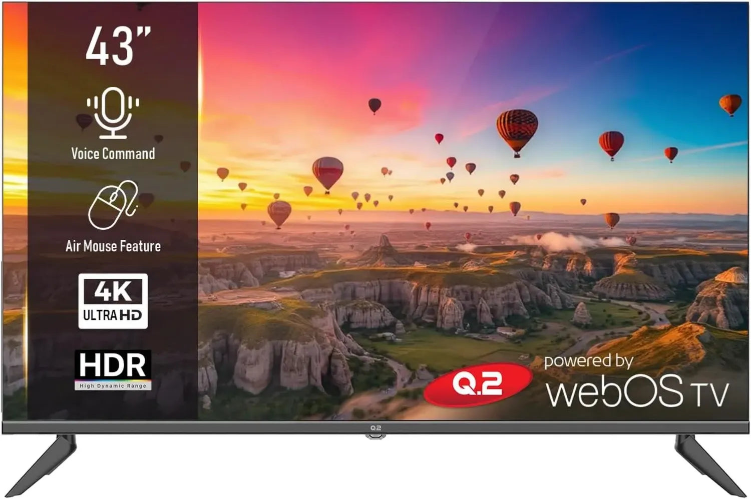 Téléviseur Intelligent 43' 4K UHD LED avec webOS, HDR, Wi-Fi et Bluetooth