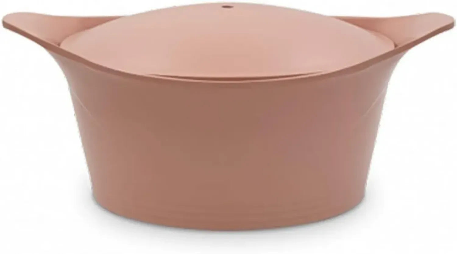 Cookut - Cocotte en Fonte 20 cm avec Poignée Métallique et Manique - Couleur Guimauve