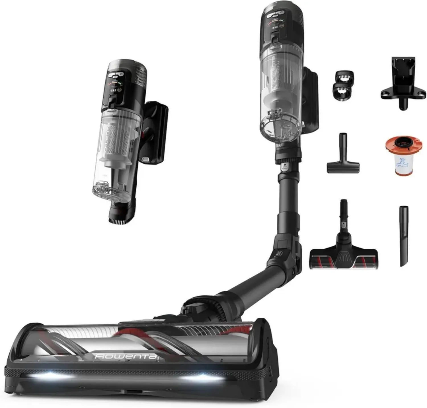 Rowenta X-Force Flex 12.60 Neo, Aspirateur Balai Sans Fil, Modèle pour Allergies, Puissance 150 AW, Longue Autonomie
