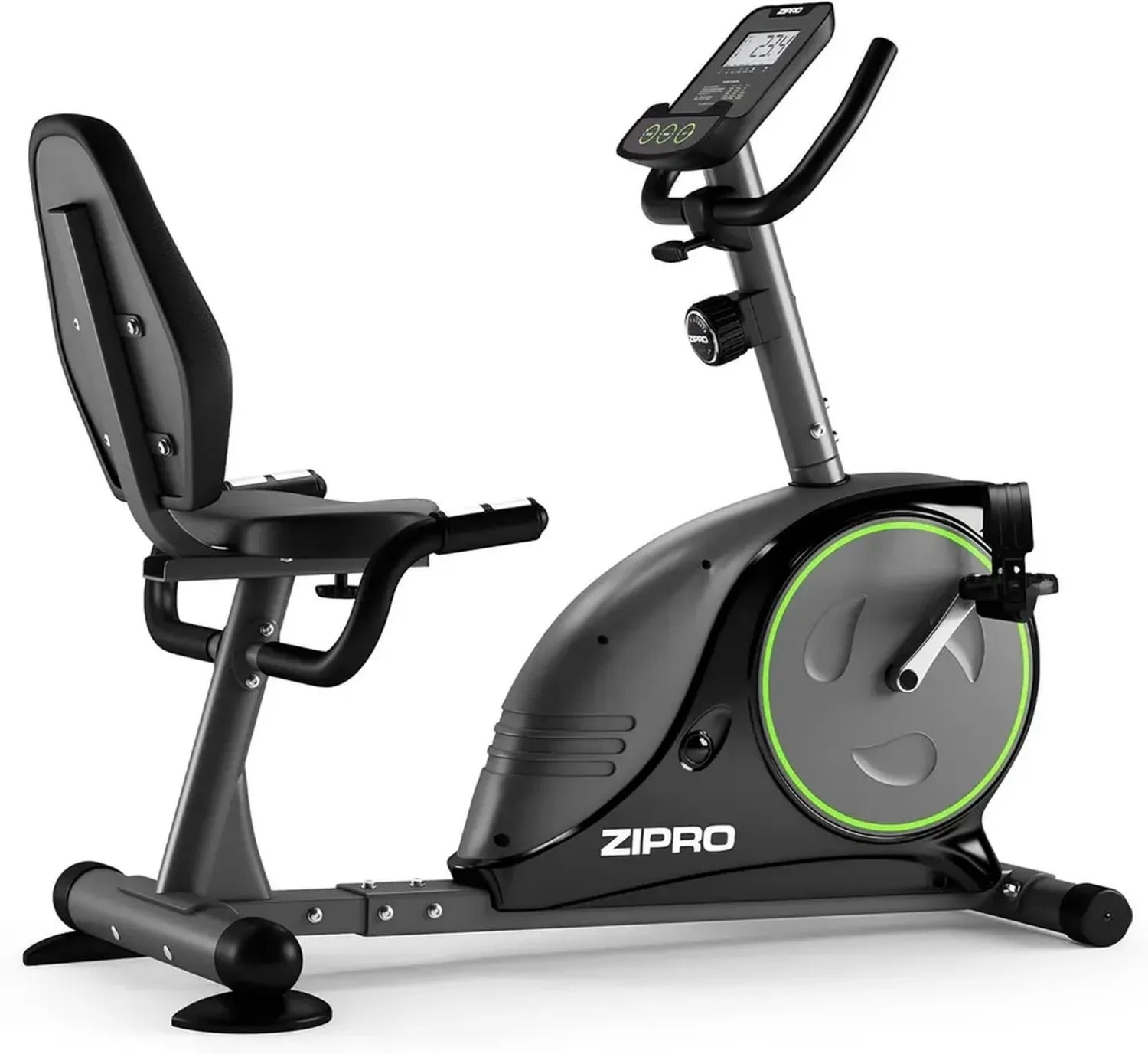 Vélo d'exercice magnétique Zipro Easy pour domicile, capacité 150 kg, alimentation à piles