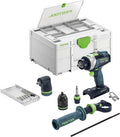 Perceuse-Visseuse Sans Fil à Percussion QUADRIVE TPC 18/4 avec Set Basique - Festool