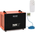 Déshumidificateur Professionnel MSW 72L/24h pour 90m², Débit 400m³/h, Adapté aux Espaces Ventilés, Mode Auto et Continu, Orange