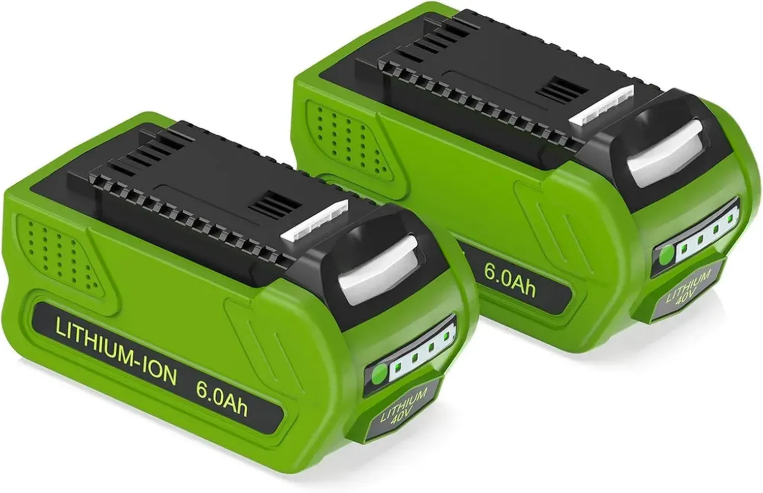 Batterie de Remplacement 40V 6Ah pour Greenworks, Compatibilité universelle avec Outils de Jardinage