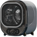 Sèche-linge condensateur 5 kg mural compact - Parfait pour espaces restreints, utilisation sur plan de travail, noir moderne
