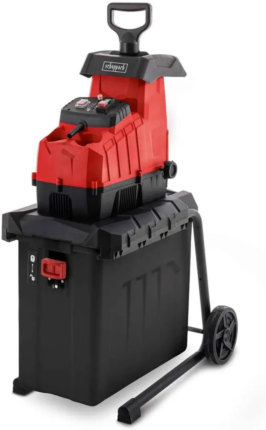 Broyeur de Jardin Électrique Silencieux 2800 W, Diamètre 42 mm, 56 L