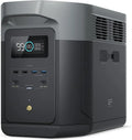 Générateur Solaire Silencieux EcoFlow DELTA 2 Max 2048Wh, Recharge Rapide LFP 3000 Cycles 3100W
