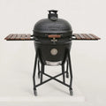 Barbecue Kamado XXL 25' avec Grille en Céramique et Plateaux Bois