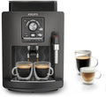 Krups Harmony, Machine à expresso automatique, 4 boissons, Buse vapeur, Mousseur à lait manuel, Modèle Charbon, EA508BE0