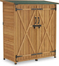MCombo - Cabane de jardin en bois imperméable, idéal pour extérieur et balcon, 122 x 60 x 137 cm