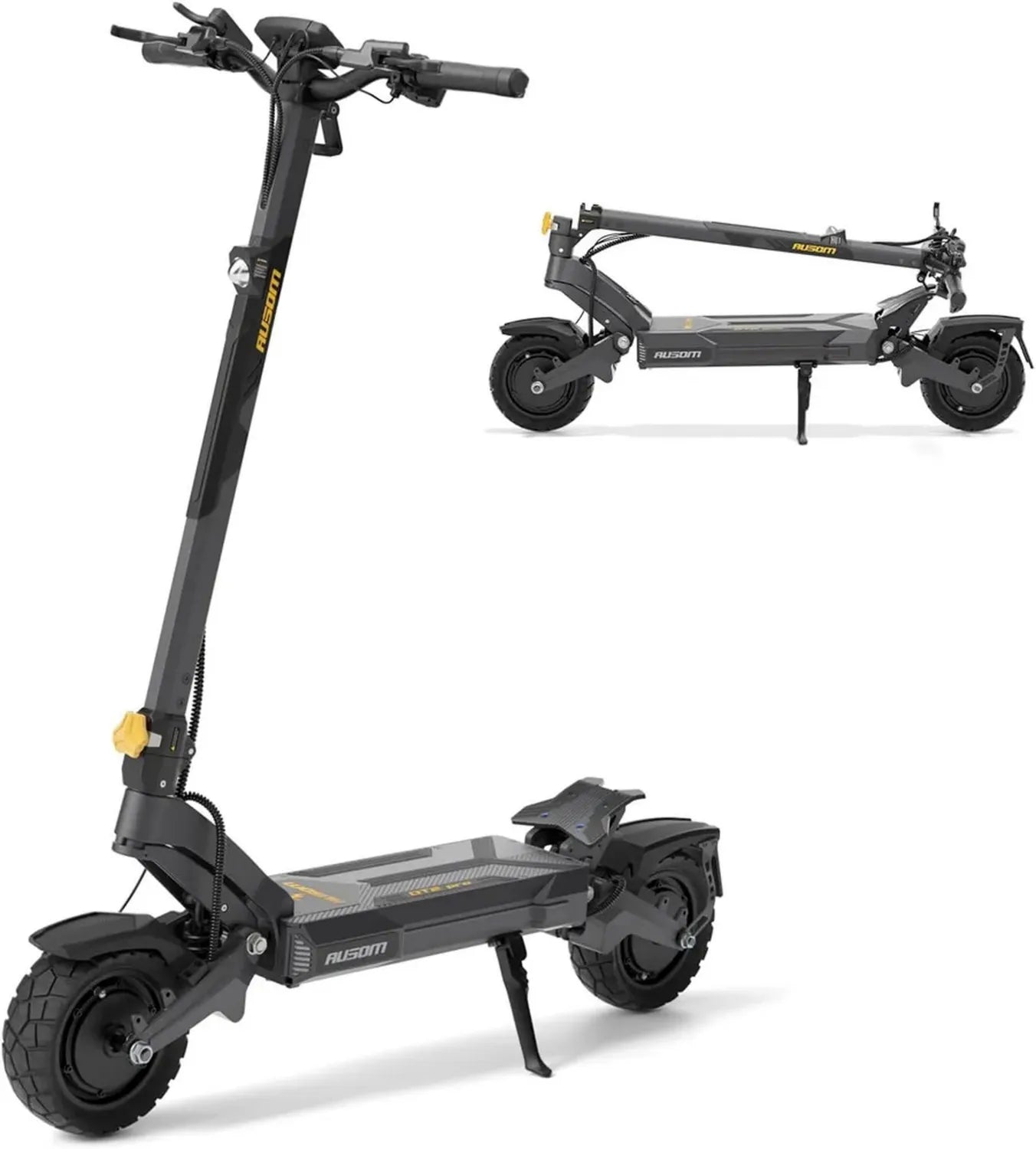 Trottinette électrique puissante DT2 Pro 2200W, pliable avec autonomie 115km, freins hydrauliques E-ABS, tout-terrain pour adulte, batterie 23.4Ah 52V