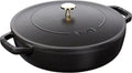 Cocotte en Fonte STAUB Chistera, Noir, 24 cm