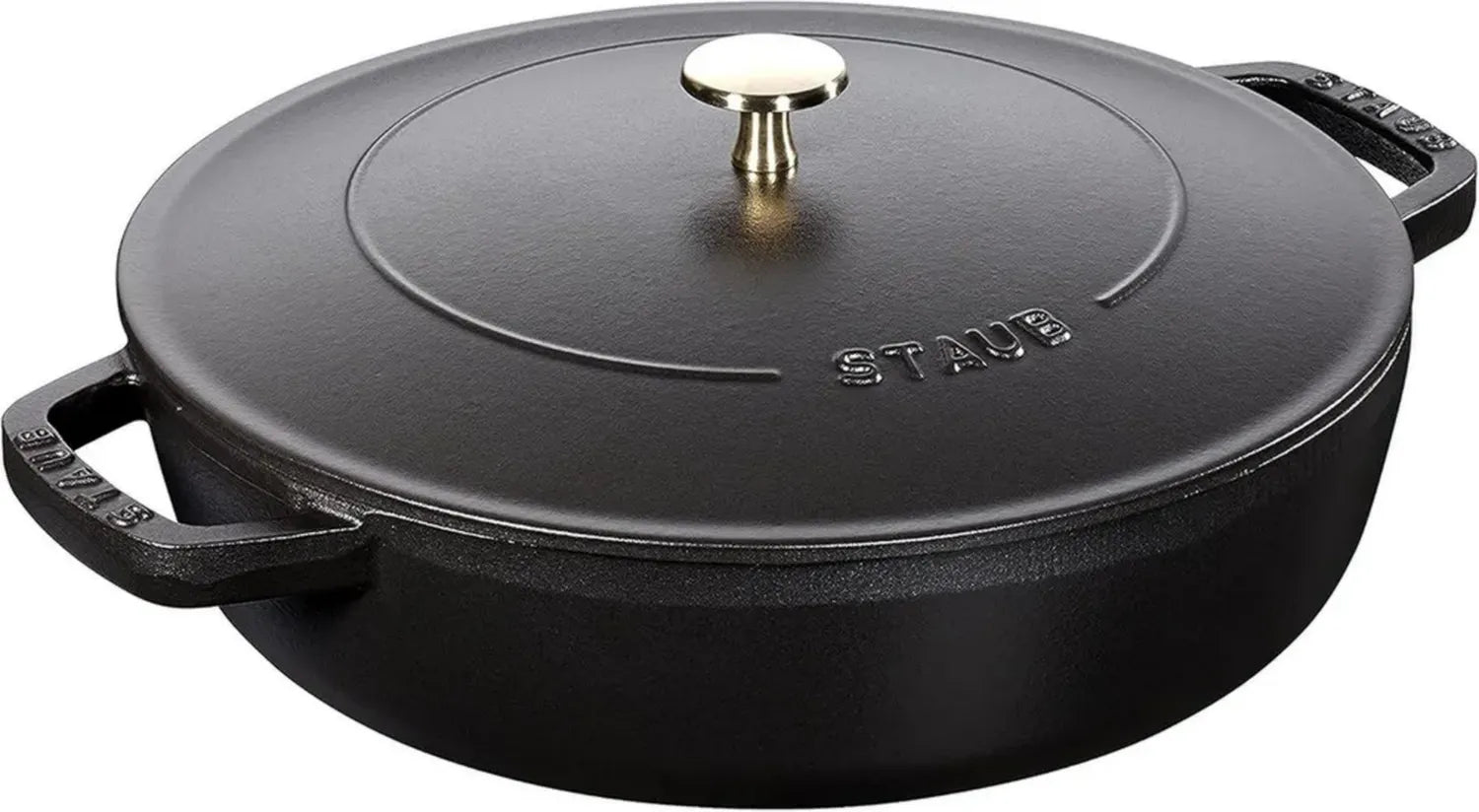 Cocotte en Fonte STAUB Chistera, Noir, 24 cm